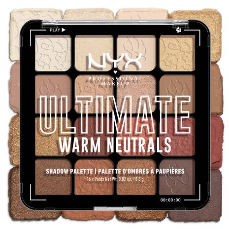 NYX ULTIMATE SHAD PAL 16-PAN - Palette fard à paupière - warm neutrals