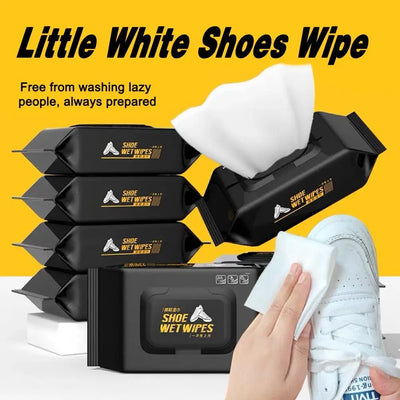 Premium Disposable Shoe Cleaning Wipes - Travel Size