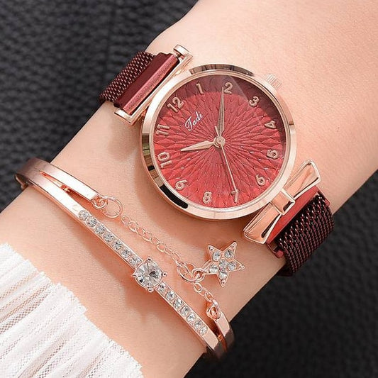 Bracelet de luxe pour femmes et montres à quartz pour femmes