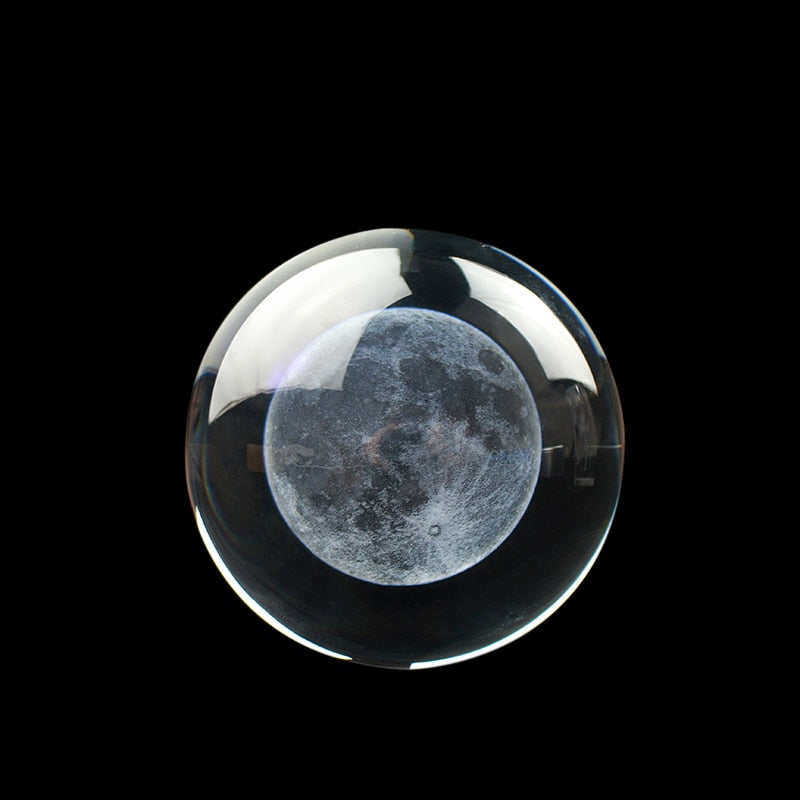 3D Crystal Moon Ball