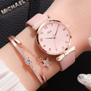 Bracelet de luxe pour femmes et montres à quartz pour femmes