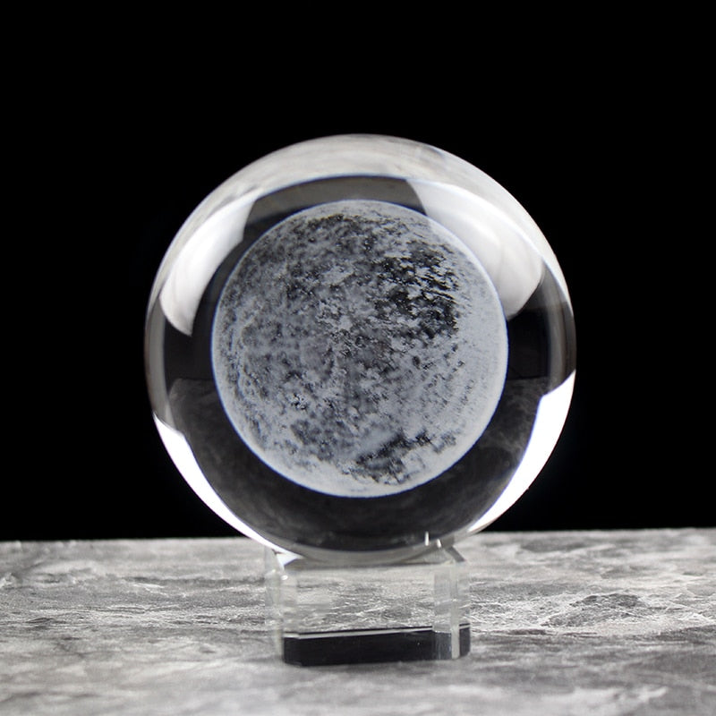 3D Crystal Moon Ball