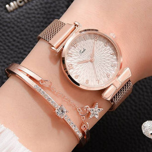 Bracelet de luxe pour femmes et montres à quartz pour femmes