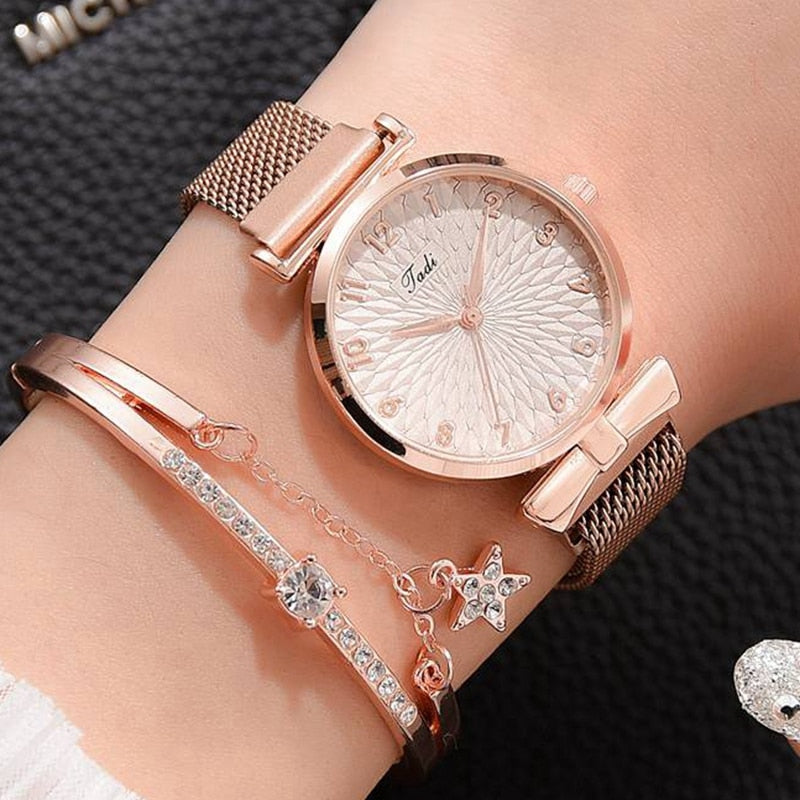 Luxury Women Bracelet & Quartz Watches For Women