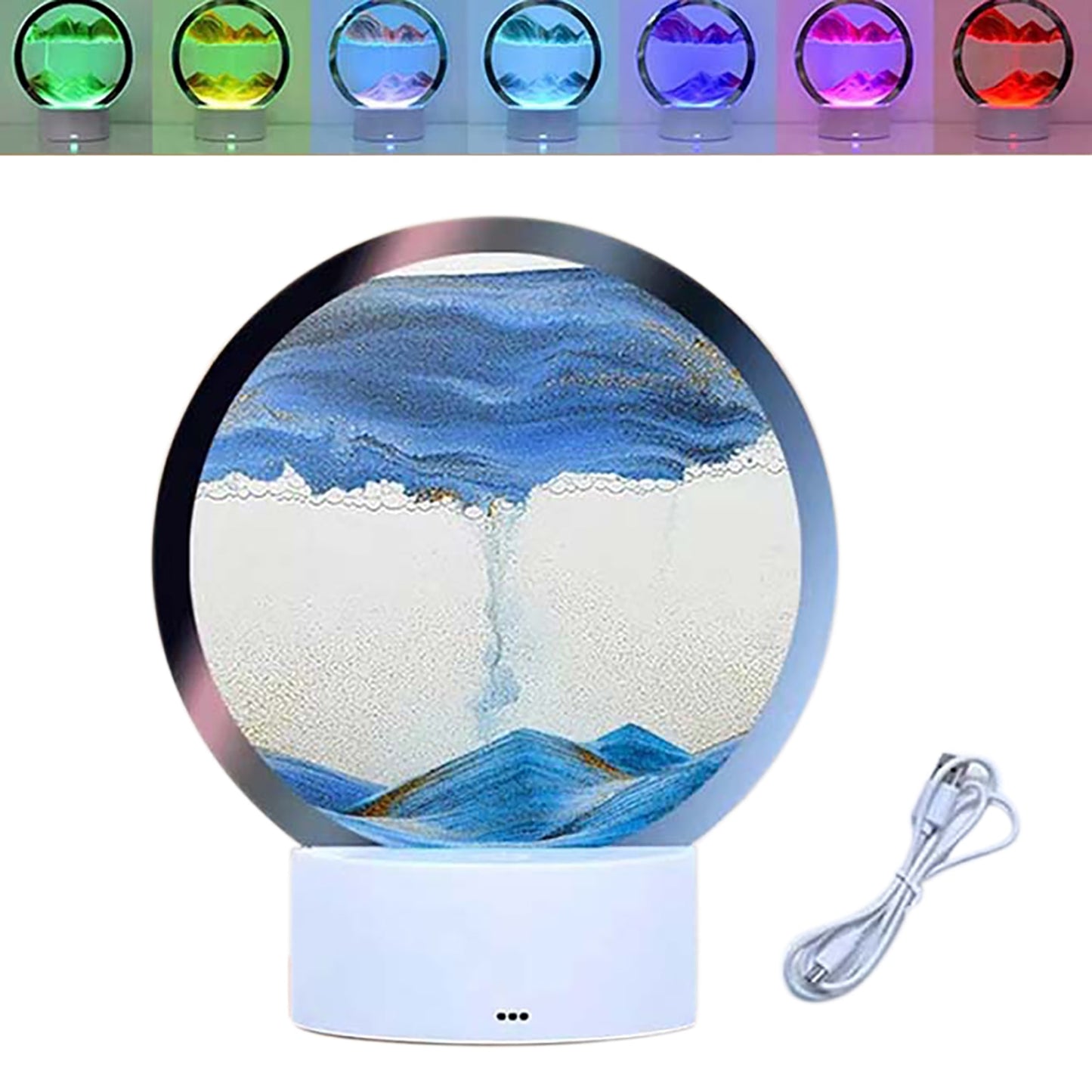 Lampe de paysage de sable LED RVB